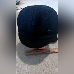 Burberry Black London Newsboy Cap